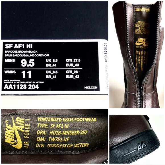 Sold women’s list NWT 5 ⭐️ AF1 Special Field Hi - Picture 8 of 9